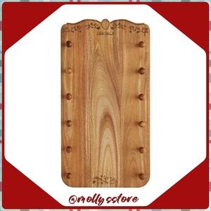 🩷 New The Pioneer Woman Acacia Wood Rolling Pin Rack